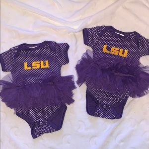 Newborn LSU onesies
